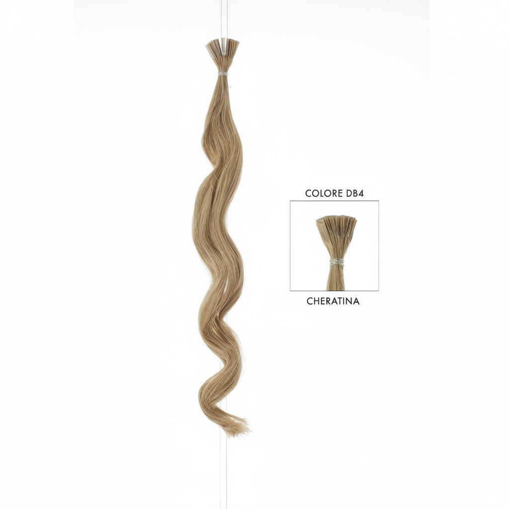 DI BIASE HAIR - Cheratina naturale 1gr ondulato | DB4 Biondo Chiaro Dorato