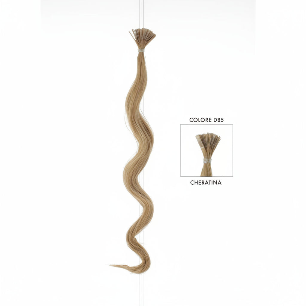 DI BIASE HAIR - Cheratina Naturale Ondulato | DB5 Biondo Chiaro Sabbia