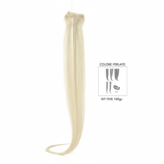 DI BIASE HAIR - Extension Clip 5 pezzi - 100 gr | Perlato