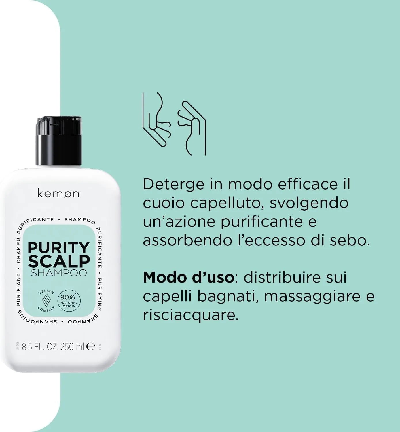 KEMON HAIRCARE - Purity Scalp Shampoo