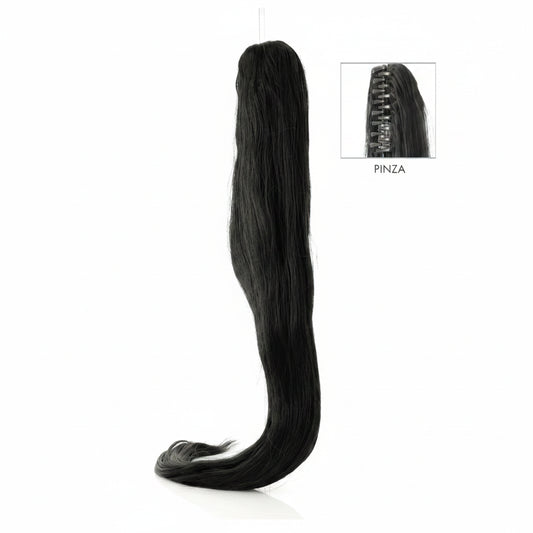 DI BIASE HAIR - Toupet Maya liscio 60 cm | 1B Nero