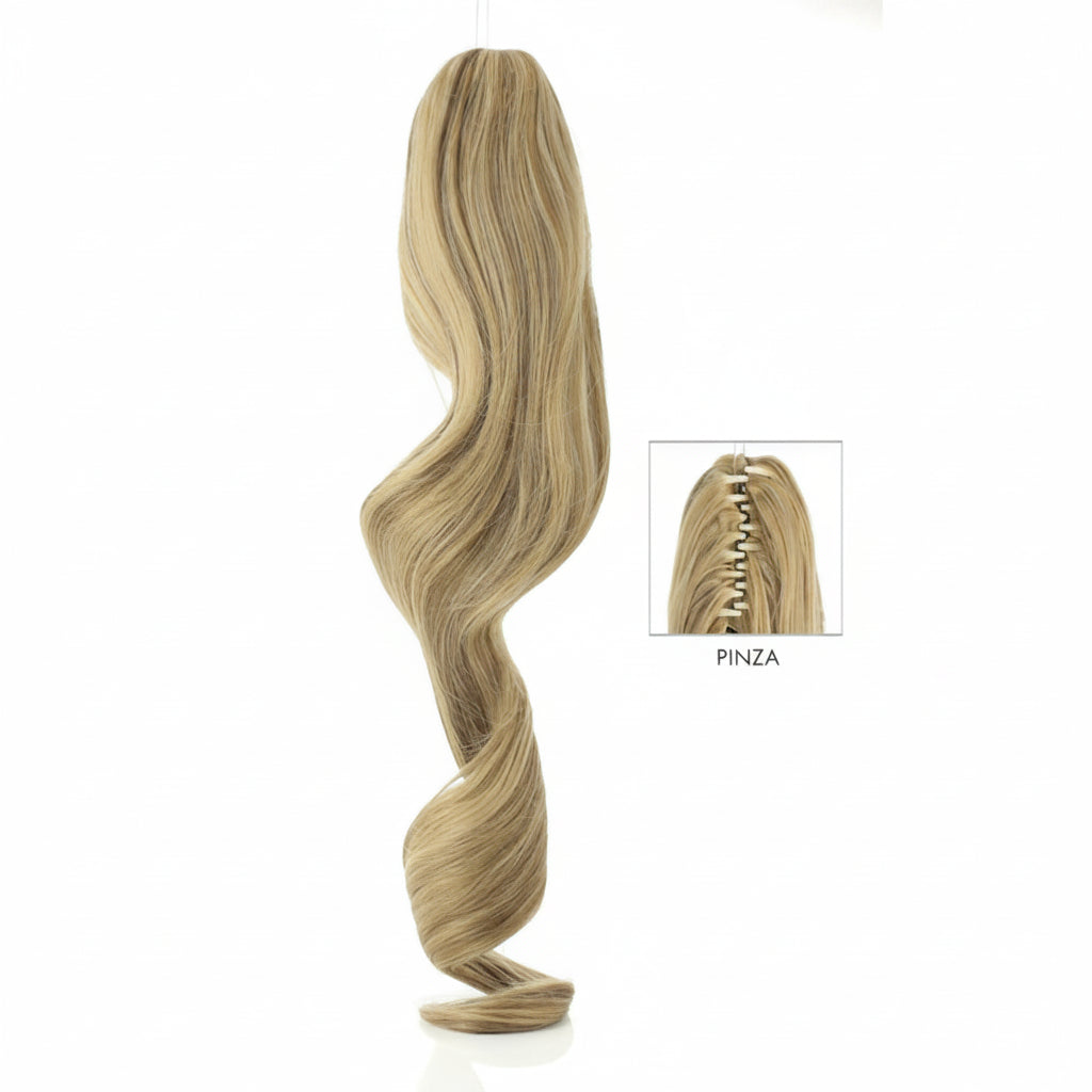 DI BIASE HAIR - Toupet Chiara ondulato 60 cm | DB3 Biondo Dorato