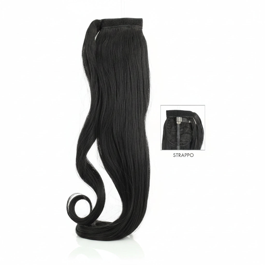 DI BIASE HAIR - Toupet Egizia Liscio 70 cm | 1B