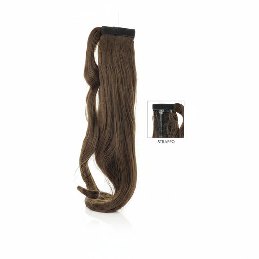DI BIASE HAIR - Toupet Egizia Liscio 70 cm | 9 Biondo Scuro Naturale Dorato