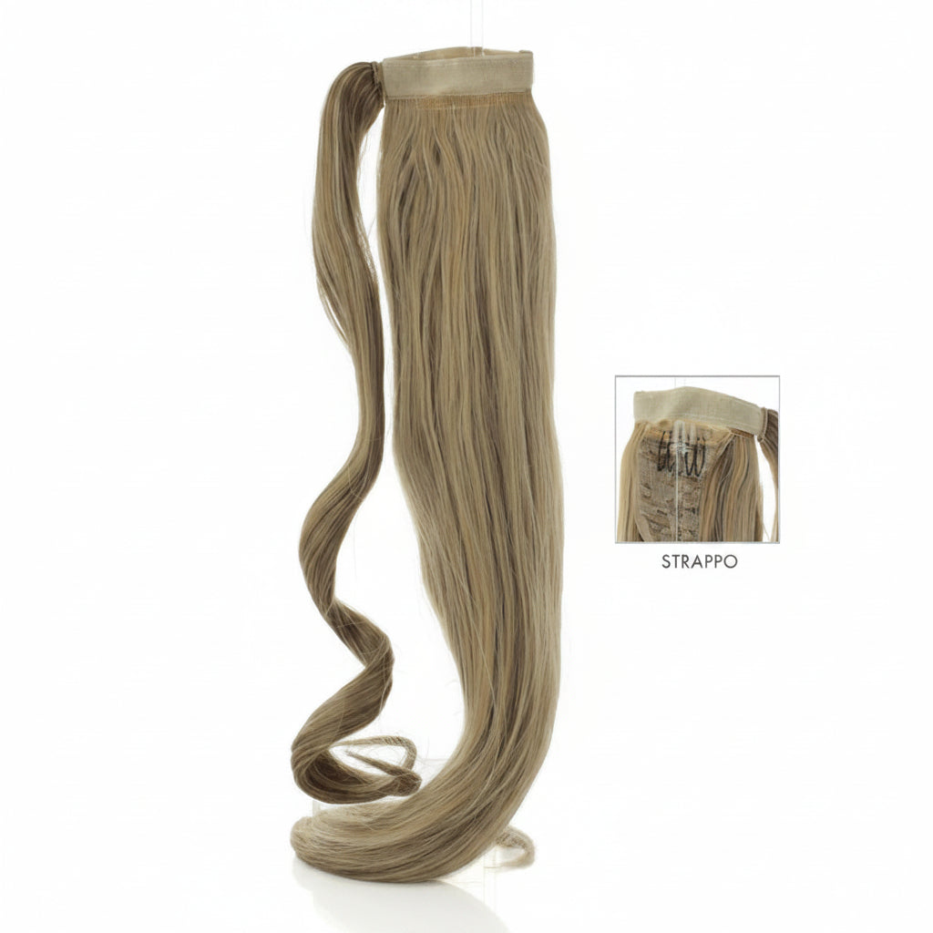 DI BIASE HAIR - Toupet Serena liscio 60 cm | DB3 Biondo Dorato