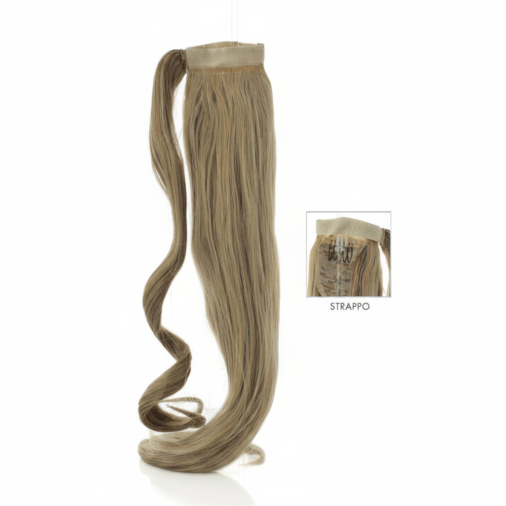 DI BIASE HAIR - Toupet Egizia Liscio 70 cm | DB3 Biondo Dorato