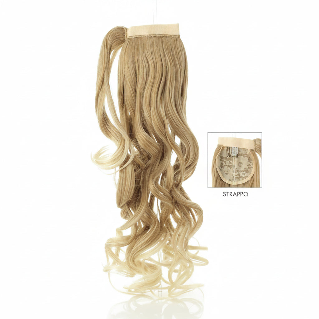 DI BIASE HAIR - Toupet Morena ondulato 60 cm | 14/1001
