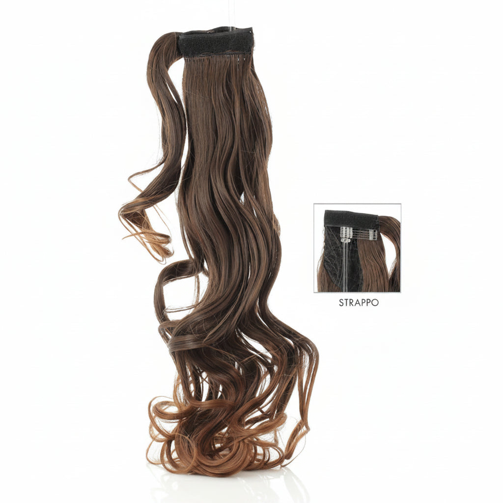 DI BIASE HAIR - Toupet Gaia ondulato 70cm | 2/6