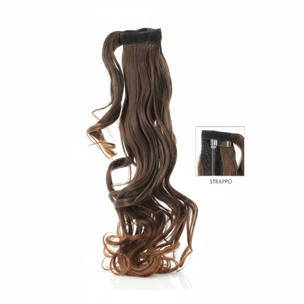 DI BIASE HAIR - Toupet Morena ondulato 60 cm | 2/6