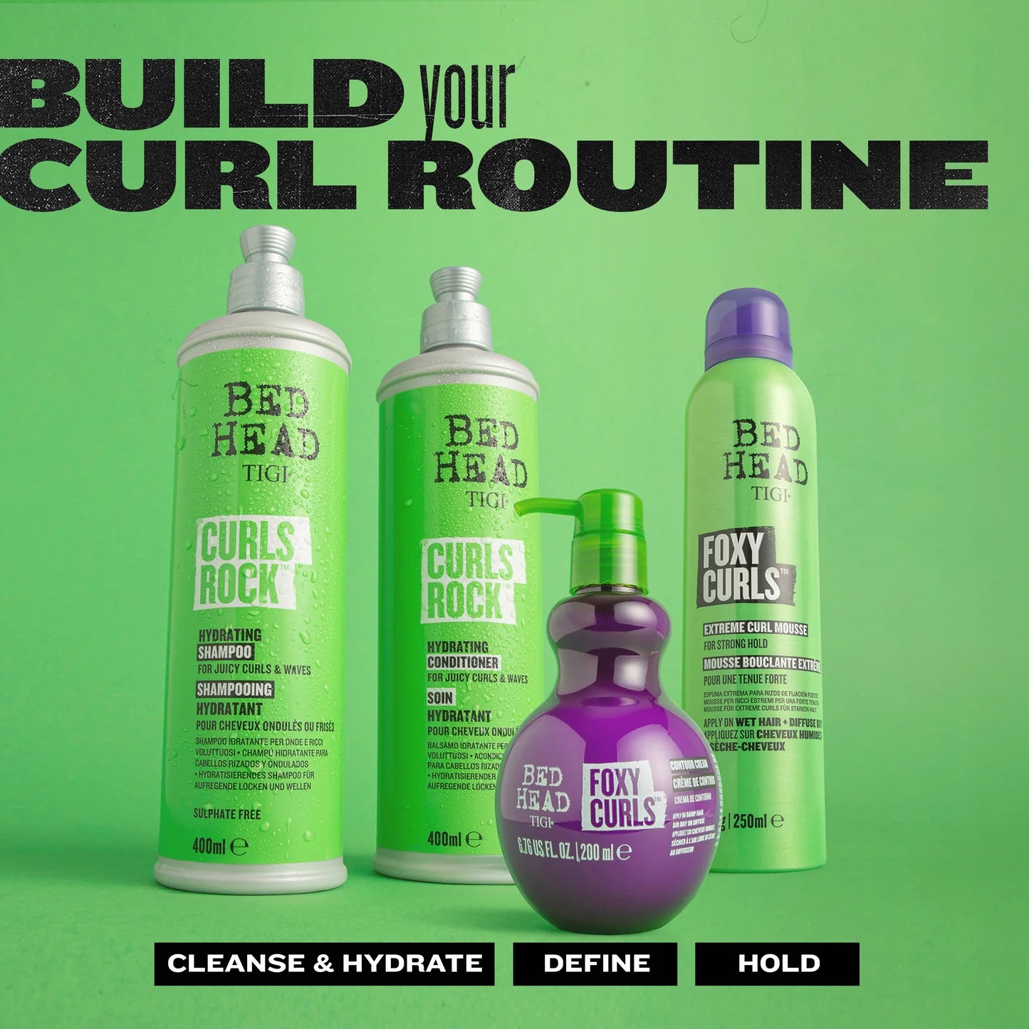 Foxy Curls™ Curly Hair Mousse for Strong Hold