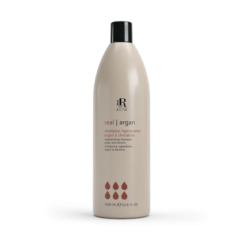 RR Real Star - Shampoo rigenerante Argan e Cheratina