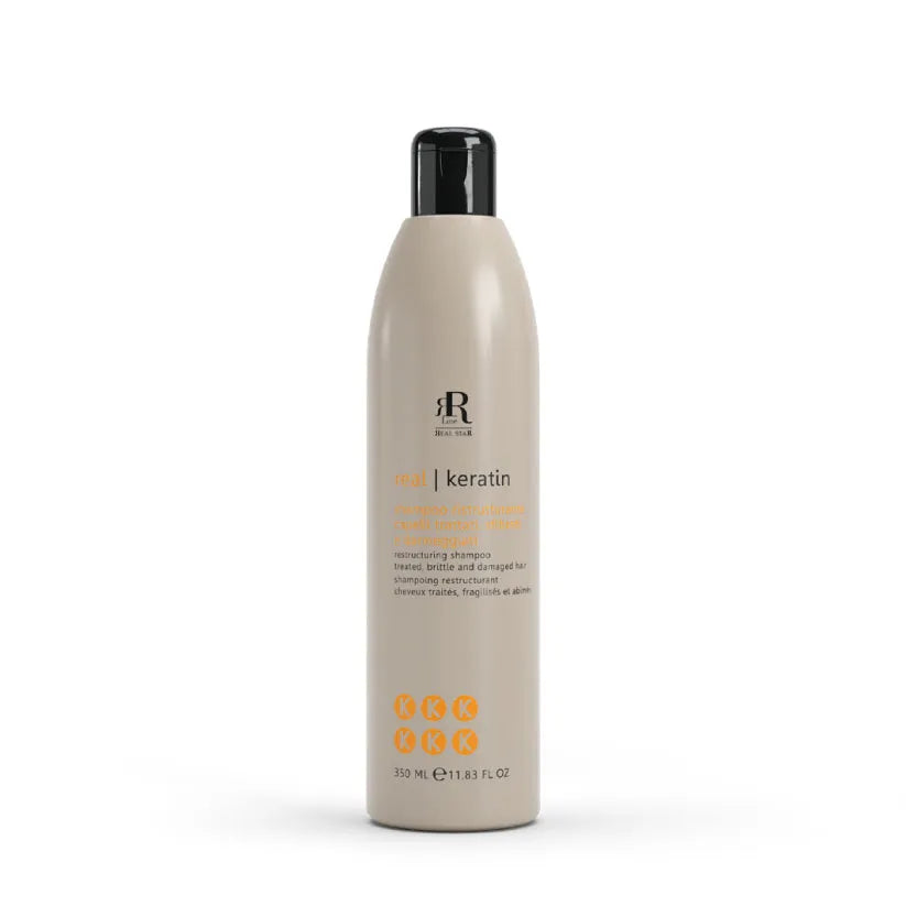 RR Real Star - Shampoo Ristrutturante Capelli Trattati, Sfibrati e Danneggiati