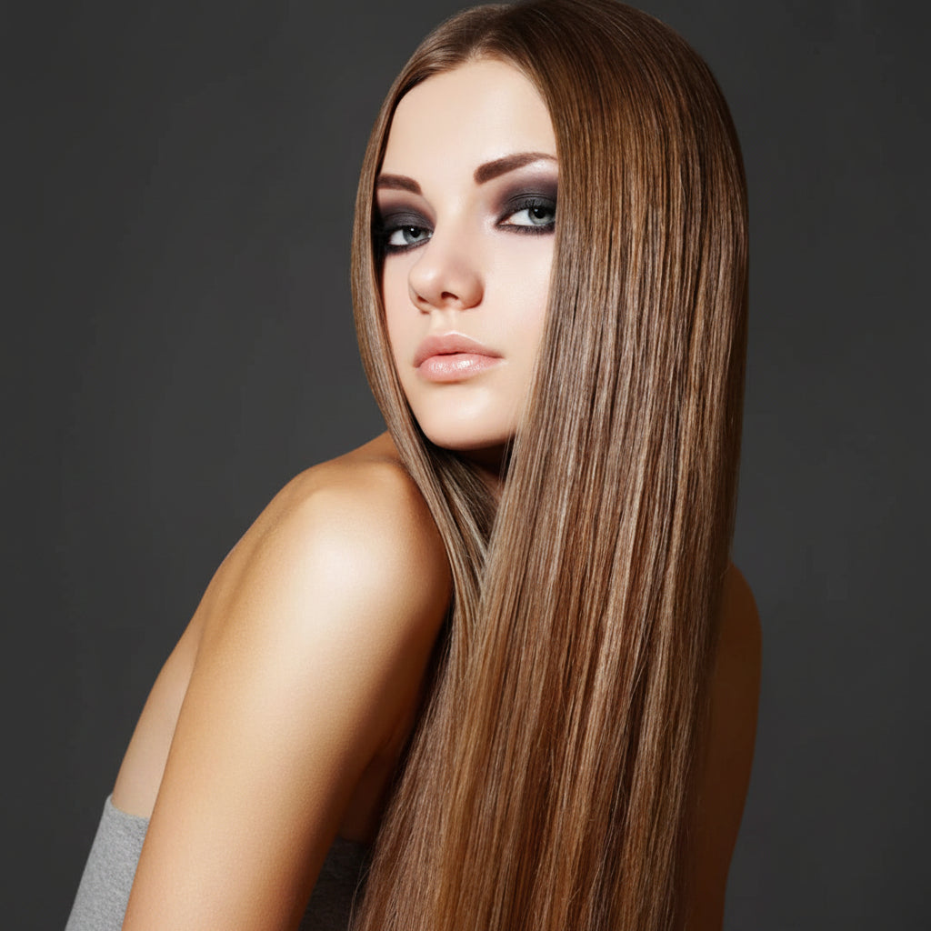 DI BIASE HAIR - Cheratina Naturale Liscio | 32 Castano Mogano