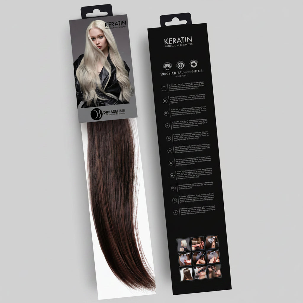 DI BIASE HAIR - Cheratina Naturale Liscio | 12 Biondo Dorato Rame