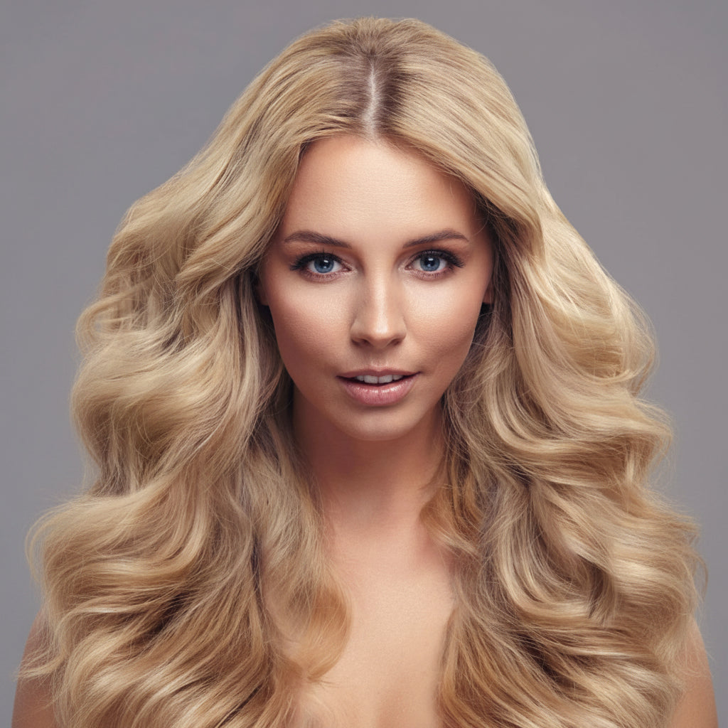 DI BIASE HAIR - Cheratina Naturale Ondulato | DB4 Biondo Chiaro Dorato