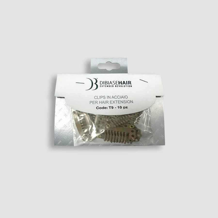DI BIASE HAIR - Clip in acciaio - T9 10 PZ