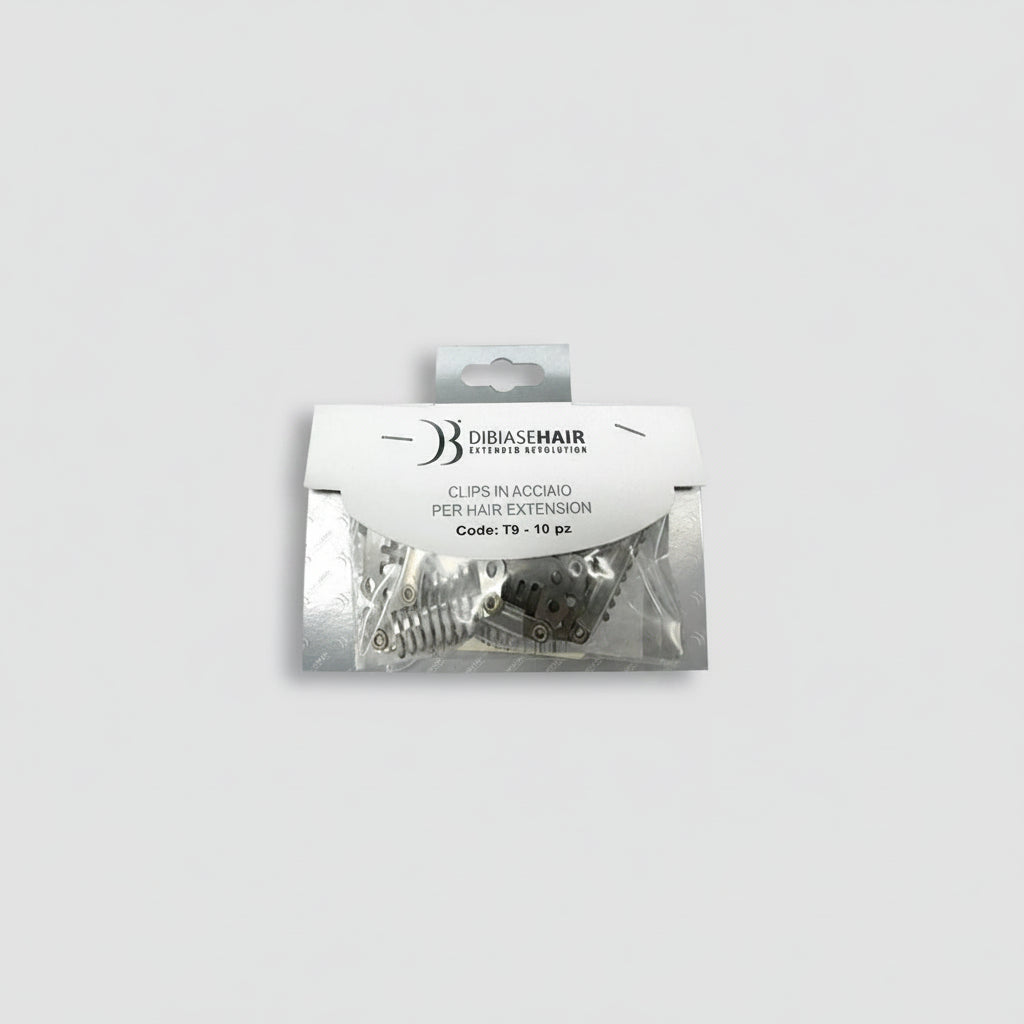DI BIASE HAIR - Clip in acciaio - T9 10 PZ