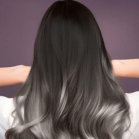 DI BIASE HAIR - Cheratina Ombre | 1B Silver
