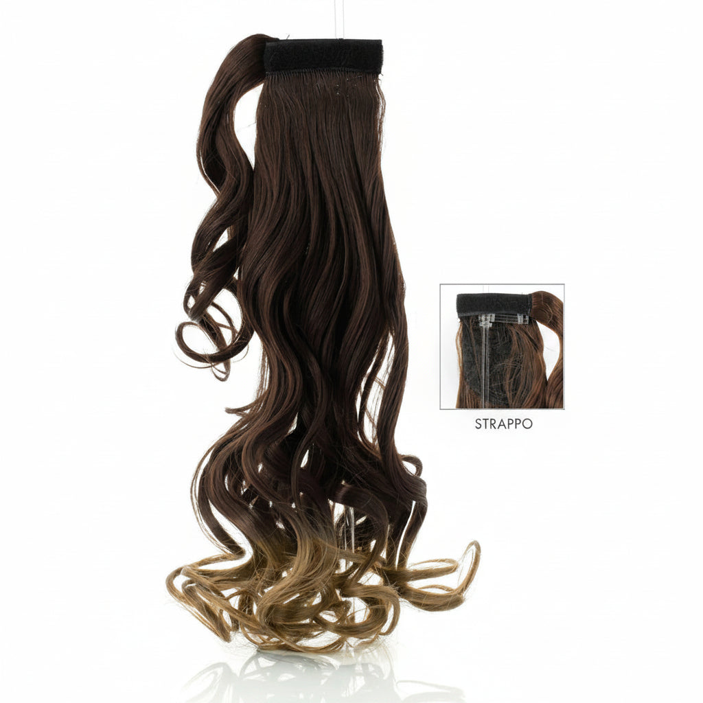 DI BIASE HAIR - Toupet Morena ondulato 60 cm | 4/14