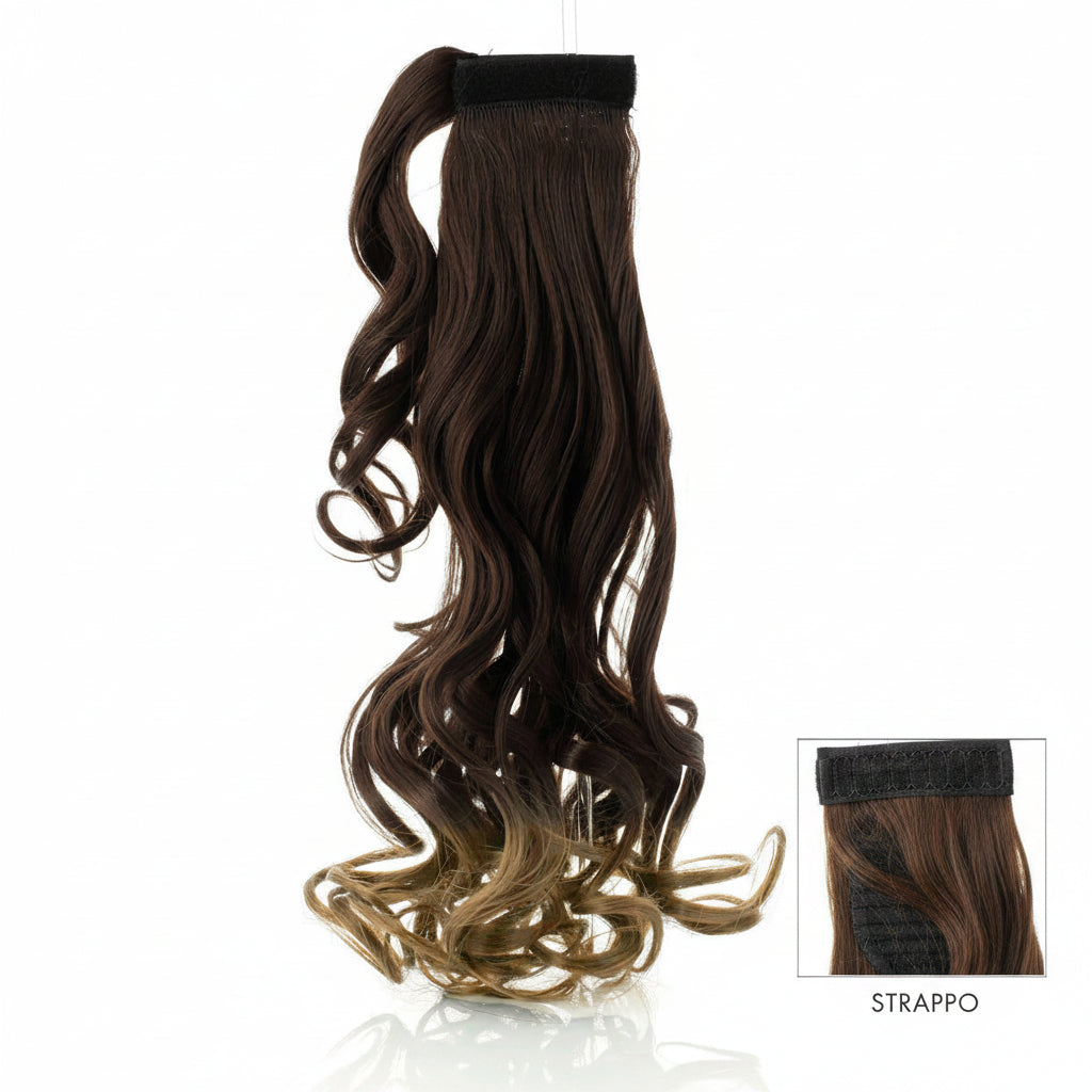 DI BIASE HAIR - Toupet Gaia ondulato 70cm | 4/14