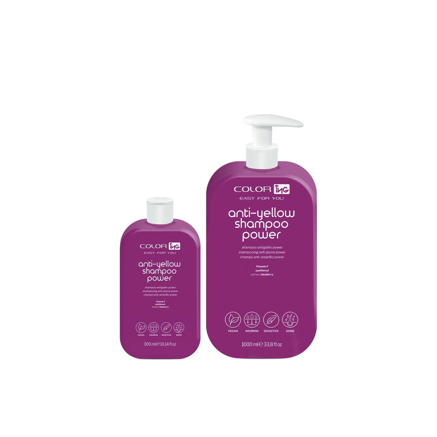 COLOR ING - Black Shampoo for Ice Blond