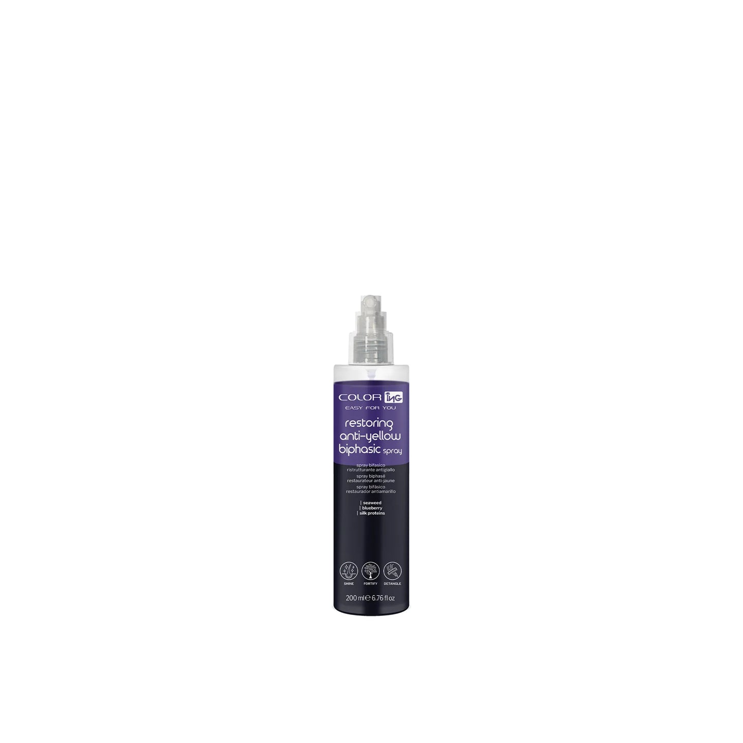 COLOR ING - RESTORING ANTI-YELLOW BIPHASIC SPRAY