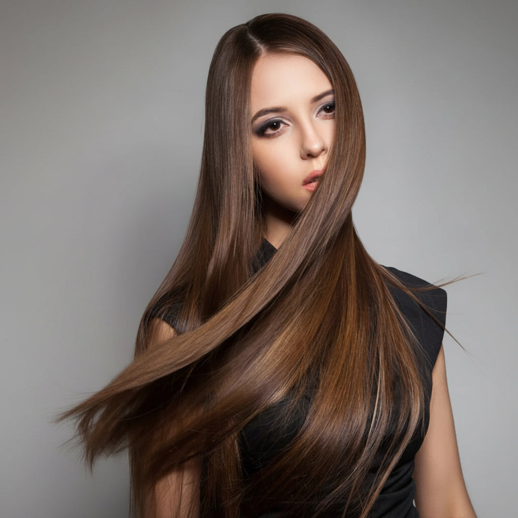 DI BIASE HAIR - Tessitura liscia 100 gr | 6 Castano Chiaro