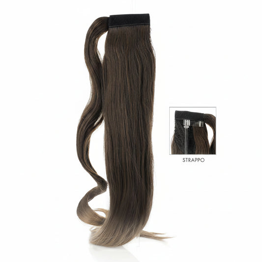 DI BIASE HAIR - Toupet Serena liscio 60 cm | 18/24