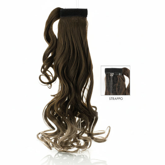 DI BIASE HAIR - Toupet Morena ondulato 60 cm | 18/24
